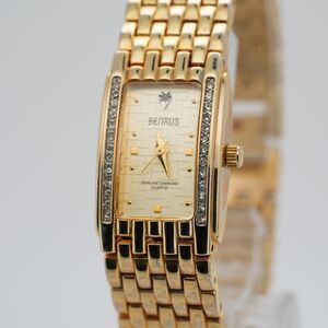 Vintage Benrus PIM137 Ladies Watch - 18mm - Genuine Diamond - New Battery - Runs